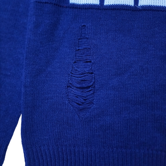 Doctor Who Tardis Distressed Sweater - Picture 7 of 8
